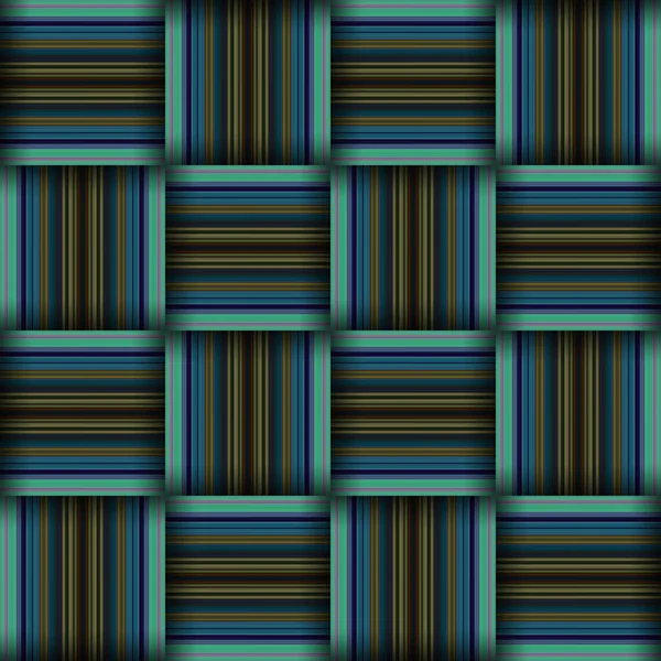 Abstraktní Bezešvé Tkaniny Vzor Textury Bezešvé Čtvercové Vzory Modré Pruhy — Stock fotografie