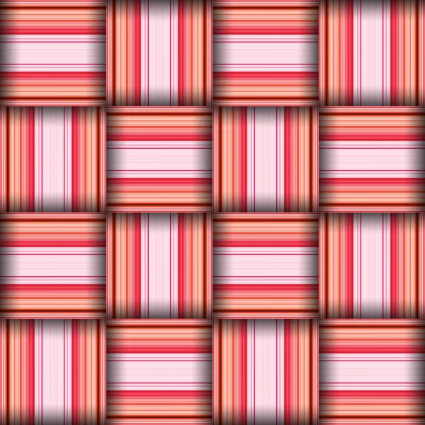 Αφηρημένη Υφή Υφάσματος Χωρίς Ραφή Τετράγωνο Μοτίβο Χωρίς Ραφή Κόκκινες — Φωτογραφία Αρχείου
