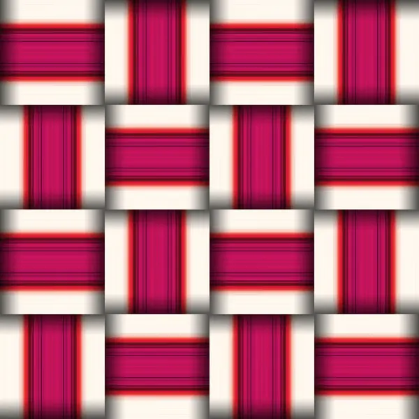Abstrakte Nahtlose Webmustertextur Quadratische Nahtlose Muster Rote Streifen Rosa Linien — Stockfoto