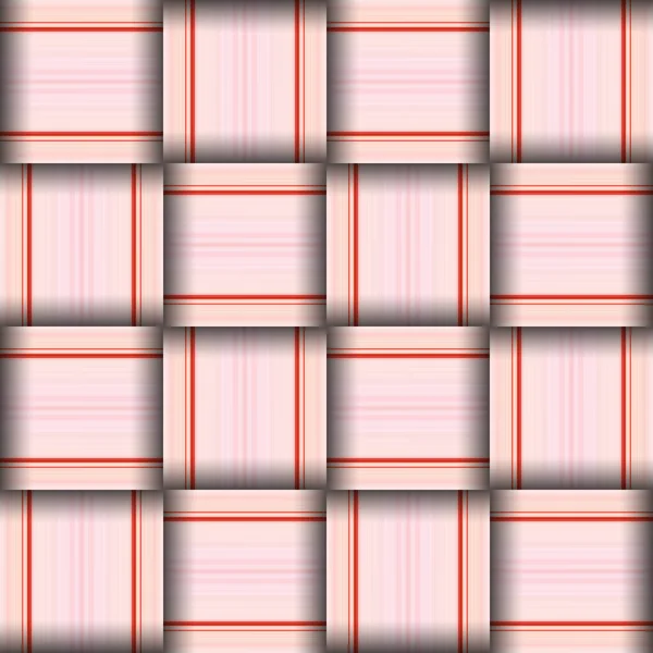 Abstrakt Sömlös Vävd Mönsterstruktur Fyrkantigt Sömlöst Mönster Ränder Linjer Och — Stockfoto