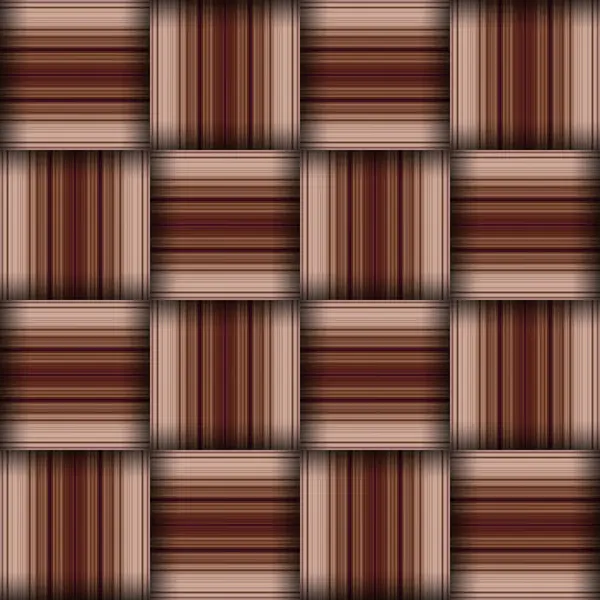 抽象的な継ぎ目が無い編まれたパターンの質 スクエアシームレスなパターン ストライプラインと正方形 — ストック写真