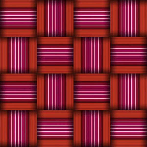Абстрактная Узорчатая Текстура Квадратный Бесшовный Рисунок Красные Полосы Розовые Линии — стоковое фото