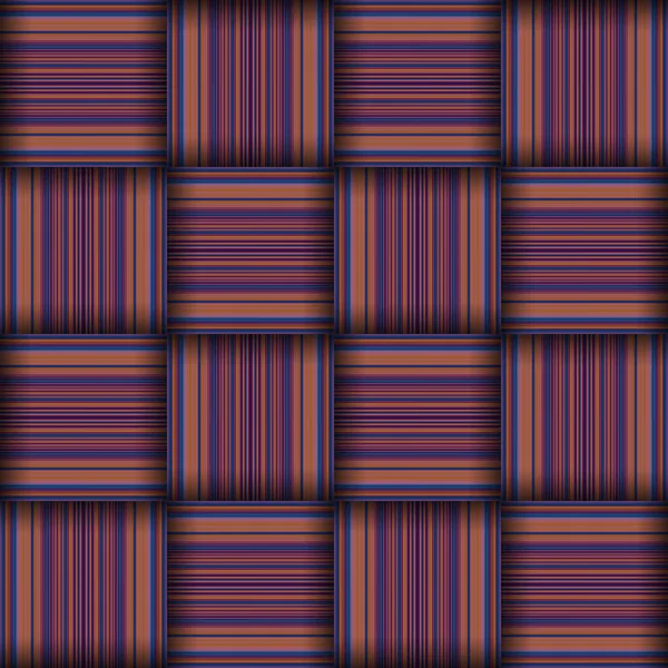 Abstrakcyjny Bezszwowy Wzór Tkaniny Tekstury Kwadratowy Wzór Purpurowe Paski Linie — Zdjęcie stockowe