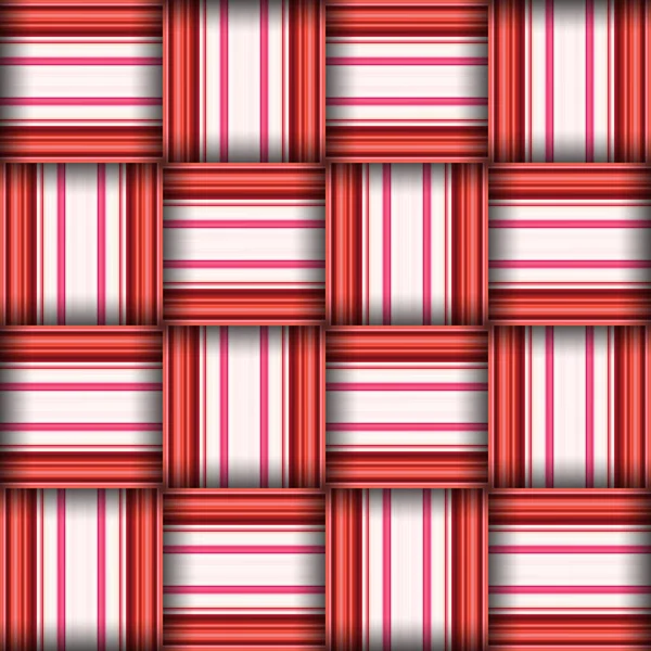 Абстрактная Узорчатая Текстура Квадратный Бесшовный Рисунок Красные Полосы Розовые Линии — стоковое фото