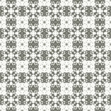 Kusursuz soyut kare deseni. Modern doku - dijital sanat. Kumaş soyut kaleydoskop