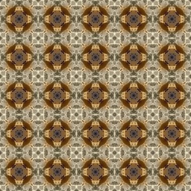 Kusursuz soyut kare deseni. Modern doku - dijital sanat. Kumaş soyut kaleydoskop