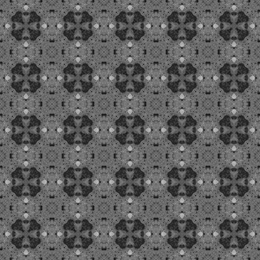 Kusursuz soyut kare deseni. Modern doku - dijital sanat. Kumaş soyut kaleydoskop