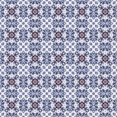 Kusursuz soyut kare deseni. Modern doku - dijital sanat. Kumaş soyut kaleydoskop