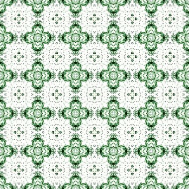 Kusursuz soyut kare deseni. Modern doku - dijital sanat. Kumaş soyut kaleydoskop