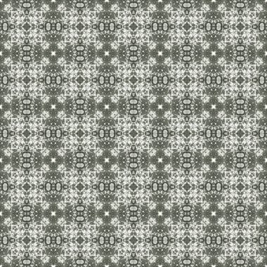 Kusursuz soyut kare deseni. Modern doku - dijital sanat. Kumaş soyut kaleydoskop