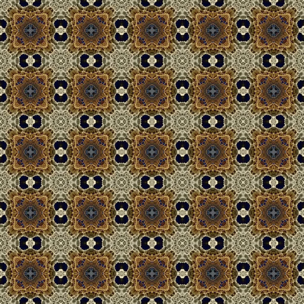 Bezproblémový Abstraktní Čtvercový Vzor Moderní Textura Digitální Umění Textilní Abstraktní — Stock fotografie