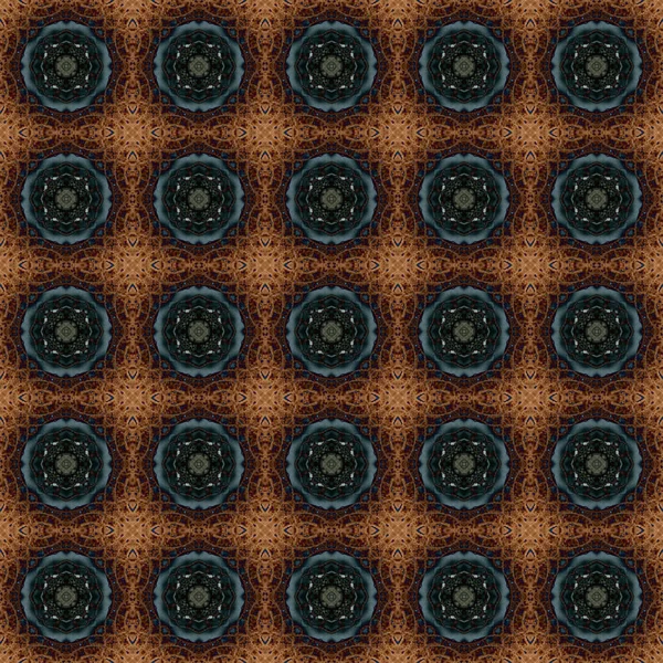 Patrón Cuadrado Abstracto Sin Costuras Textura Moderna Arte Digital Caleidoscopio —  Fotos de Stock