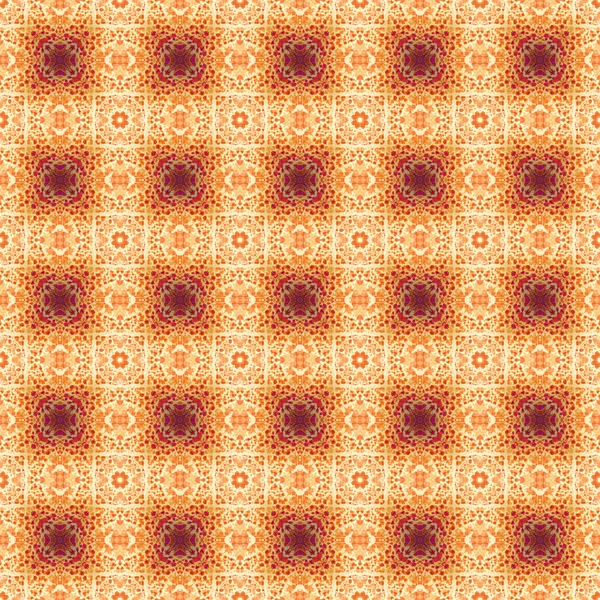 stock image Seamless abstract square pattern. Modern texture - digital art. Fabric abstract kaleidoscope