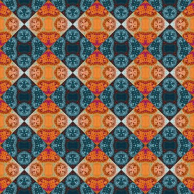 Kusursuz kare soyut desen dokusu. Eşkenar dörtgenlerin ve üçgenlerin örülmüş deseni.