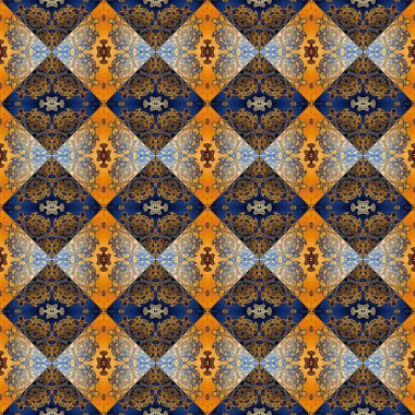 Kusursuz kare soyut desen dokusu. Eşkenar dörtgenlerin ve üçgenlerin örülmüş deseni.