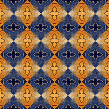 Kusursuz kare soyut desen dokusu. Eşkenar dörtgenlerin ve üçgenlerin örülmüş deseni.