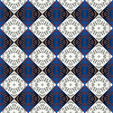 Kusursuz kare soyut desen dokusu. Eşkenar dörtgenlerin ve üçgenlerin örülmüş deseni.