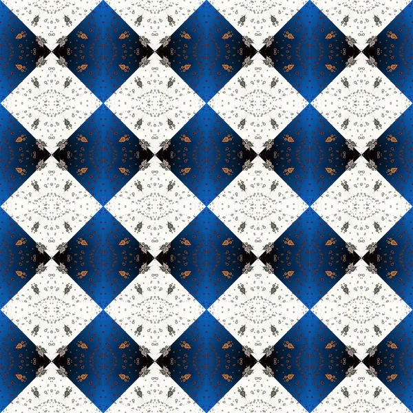 Square Seamless Abstract Pattern Texture Woven Pattern Rhombuses Triangles — Stock Photo, Image