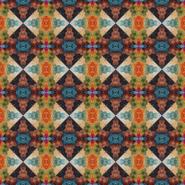 Kusursuz kare soyut desen dokusu. Eşkenar dörtgenlerin ve üçgenlerin örülmüş deseni.