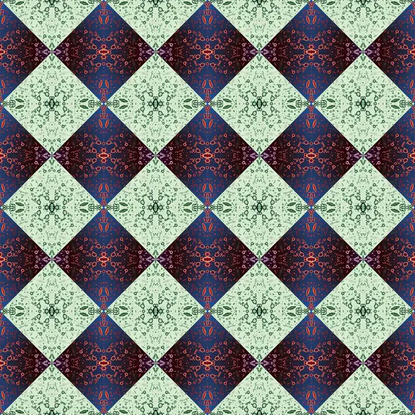Textura Patrón Abstracto Sin Costura Cuadrada Patrón Tejido Rombos Triángulos —  Fotos de Stock
