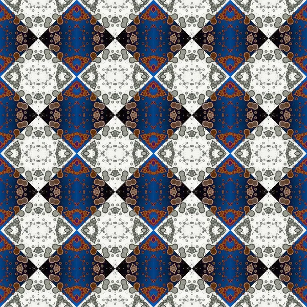 Textura Patrón Abstracto Sin Costura Cuadrada Patrón Tejido Rombos Triángulos — Foto de Stock