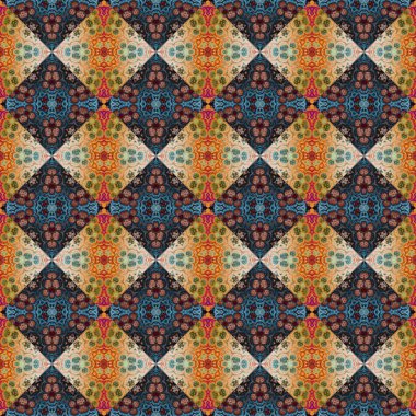 Kusursuz kare soyut desen dokusu. Eşkenar dörtgenlerin ve üçgenlerin örülmüş deseni.