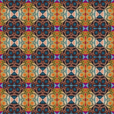 Kusursuz kare soyut desen dokusu. Eşkenar dörtgenlerin ve üçgenlerin örülmüş deseni.