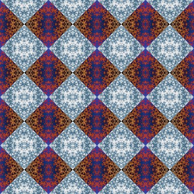 Kusursuz kare soyut desen dokusu. Eşkenar dörtgenlerin ve üçgenlerin örülmüş deseni.