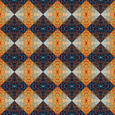 Kusursuz kare soyut desen dokusu. Eşkenar dörtgenlerin ve üçgenlerin örülmüş deseni.