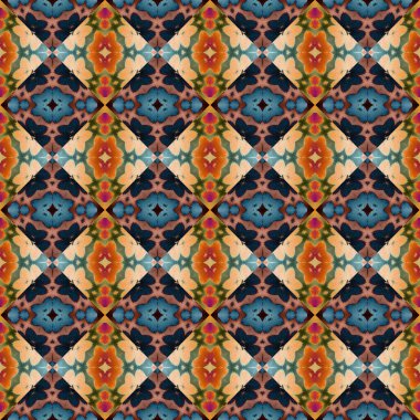 Kusursuz kare soyut desen dokusu. Eşkenar dörtgenlerin ve üçgenlerin örülmüş deseni.