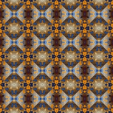 Kusursuz kare soyut desen dokusu. Eşkenar dörtgenlerin ve üçgenlerin örülmüş deseni.