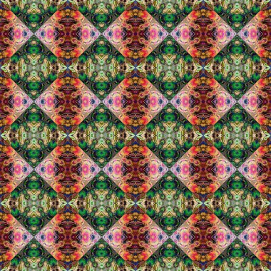 Kusursuz kare soyut desen dokusu. Eşkenar dörtgenlerin ve üçgenlerin örülmüş deseni.