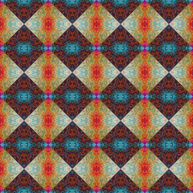 Kusursuz kare soyut desen dokusu. Eşkenar dörtgenlerin ve üçgenlerin örülmüş deseni.