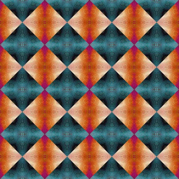 Quadratische Nahtlose Abstrakte Mustertextur Gewebte Muster Von Rauten Und Dreiecken — Stockfoto