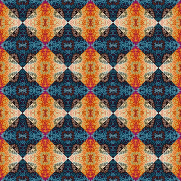Vierkante Naadloze Abstracte Patroon Textuur Geweven Patroon Van Wortelstokken Driehoeken — Stockfoto