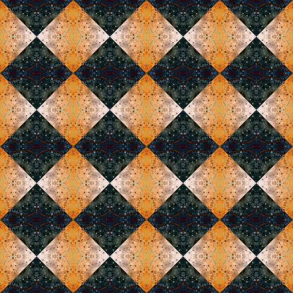 Textura Padrão Abstrata Sem Costura Quadrada Padrão Tecido Losango Triângulos — Fotografia de Stock