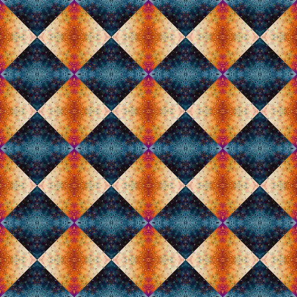 Quadratische Nahtlose Abstrakte Mustertextur Gewebte Muster Von Rauten Und Dreiecken — Stockfoto