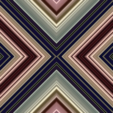 Kusursuz kare çizgiler ve eşkenar dörtgenler. çok renkli desen