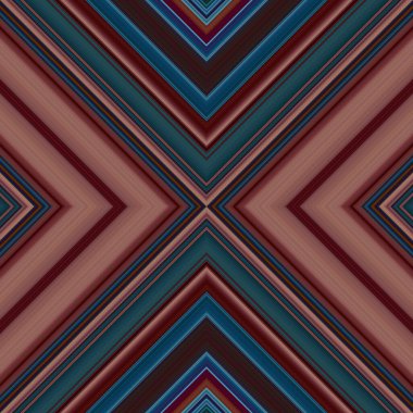 Kusursuz kare çizgiler ve eşkenar dörtgenler. çok renkli desen