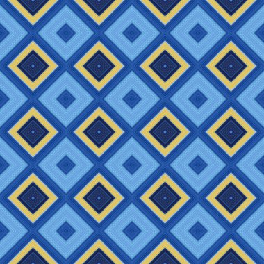 Kusursuz kare çizgiler ve eşkenar dörtgenler. çok renkli desen