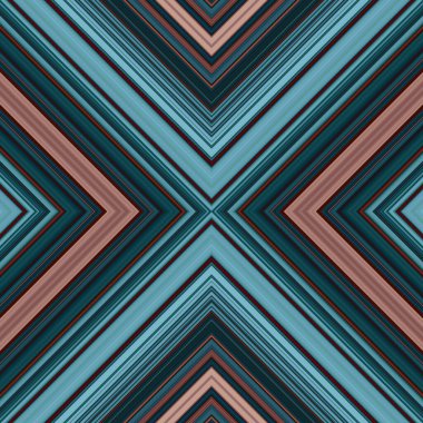 Kusursuz kare çizgiler ve eşkenar dörtgenler. çok renkli desen