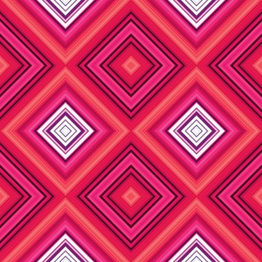 Rhombus ve kare, pürüzsüz desen. Desen renkli çapraz çizgiler.