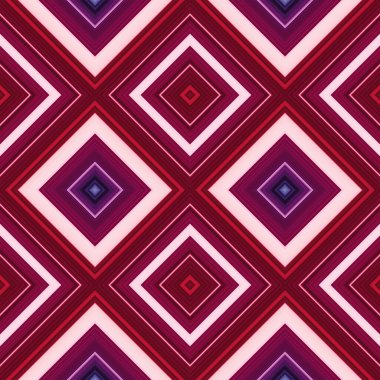 Rhombus ve kare, pürüzsüz desen. Desen renkli çapraz çizgiler.