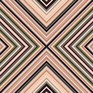 Kusursuz kare çizgiler ve eşkenar dörtgenler. çok renkli desen
