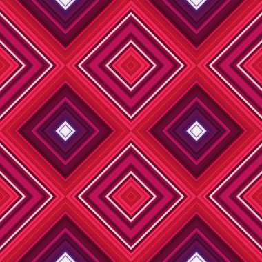 Rhombus ve kare, pürüzsüz desen. Desen renkli çapraz çizgiler.
