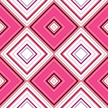 Rhombus ve kare, pürüzsüz desen. Desen renkli çapraz çizgiler.