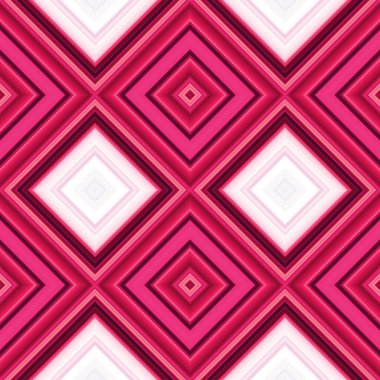 Rhombus ve kare, pürüzsüz desen. Desen renkli çapraz çizgiler.