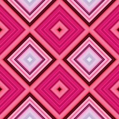 Rhombus ve kare, pürüzsüz desen. Desen renkli çapraz çizgiler.