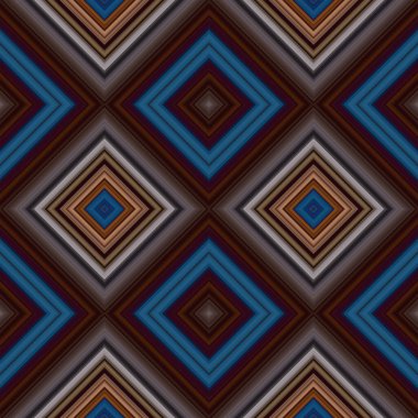 Rhombus ve kare, pürüzsüz desen. Desen renkli çapraz çizgiler.