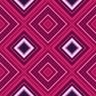 Rhombus ve kare, pürüzsüz desen. Desen renkli çapraz çizgiler.